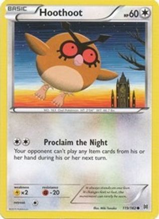 Hoothoot 119/162 - XY  BREAKthrough-1