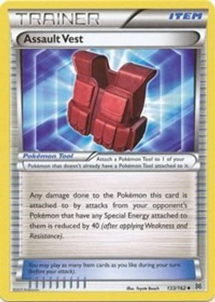 Assault Vest 133/162 - XY  BREAKthrough Reverse Holofoil-1
