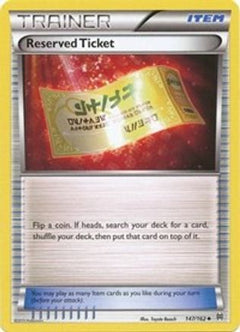 Reserved Ticket 147/162 - XY  BREAKthrough-1