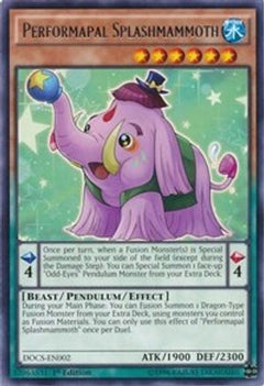 Performapal Splashmammoth (DOCS-EN002) - Dimension of Chaos 1st Edition-1