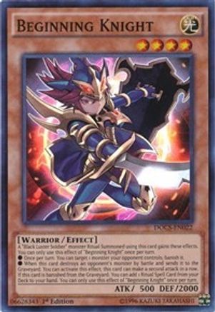 Beginning Knight (DOCS-EN022) - Dimension of Chaos 1st Edition-1