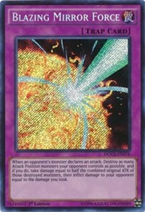 Blazing Mirror Force (DOCS-EN076) - Dimension of Chaos 1st Edition-1
