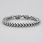 Men's Heavy Duty Wheat Chain Stainless Steel Bracelet Biker Jewelry
