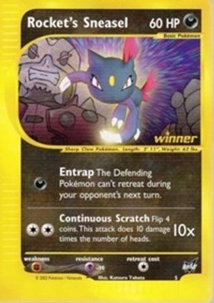 Rocket's Sneasel - 5 [Winner] - Best of Promos-1