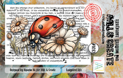 AALL and Create #1082 - Set de tampons A7 - La vie de la coccinelle-1