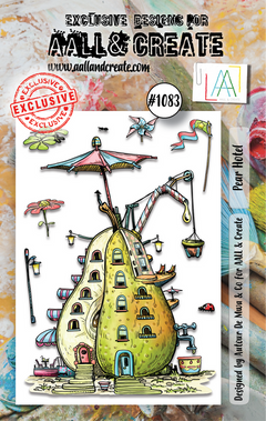 AALL and Create #1083 - A7 Stamp Set - Pear Hotel-1