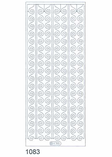 Deco Stickers - Swirl Border-1