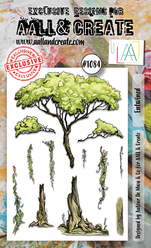 AALL and Create #1084 - A6 Stamp Set - Entwined-1