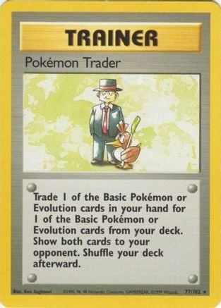 Pokemon Trader 77/102 - Base Set-1