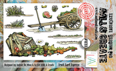 AALL and Create #1088 - A6 Stamp Set - Fruit Cart Express-1