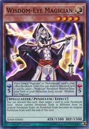 Wisdom-Eye Magician (SDMP-EN005) - Structure Deck: Master of Pendulum 1st Edition-1