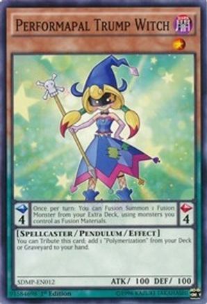 Performapal Trump Witch (SDMP-EN012) - Structure Deck: Master of Pendulum 1st Edition