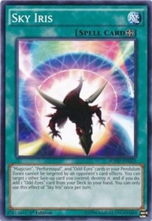 Sky Iris (SDMP-EN025) - Structure Deck: Master of Pendulum 1st Edition-1