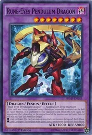 Rune-Eyes Pendulum Dragon (SDMP-EN043) - Structure Deck: Master of Pendulum 1st Edition-1