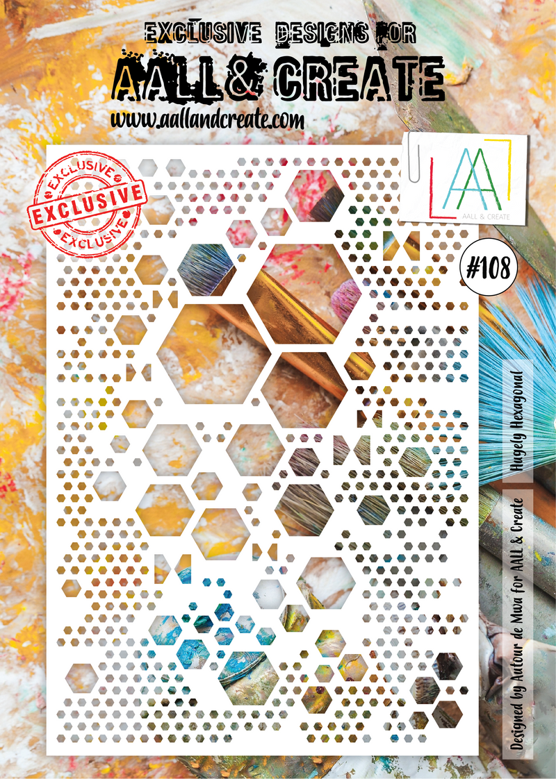 AALL and Create Stencil - 108 - Hugely Hexagonal-1