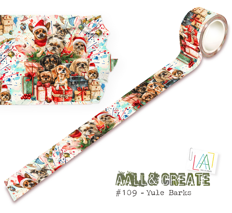 AALL and Create - Ruban Washi - Yule Barks-1