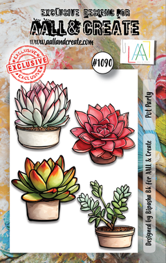 AALL and Create #1090 - A7 Stamp Set - Pot Party-1