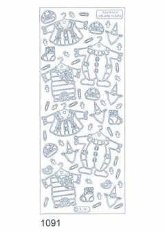 Deco Stickers - Baby Clothes Girls-1