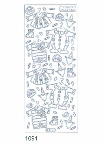 Deco Stickers - Baby Clothes Girls-1