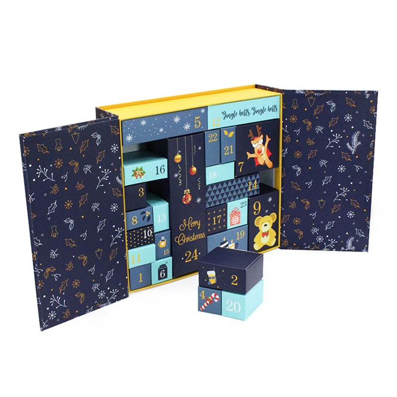 Christmas countdown calendar gift box-3