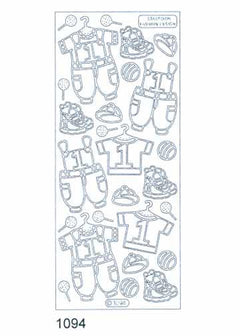 Deco Stickers - Toddler Clothes Boy-1