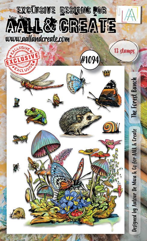 AALL and Create #1094 - A6 Stamp Set - The Forest Bunch-1