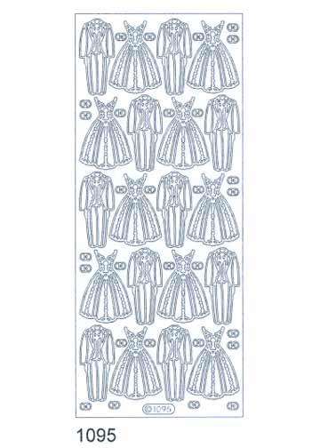 Deco Stickers - Tux & Gown-1