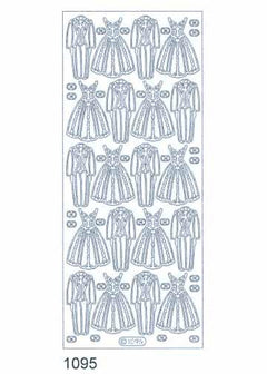 Deco Stickers - Tux & Gown-1