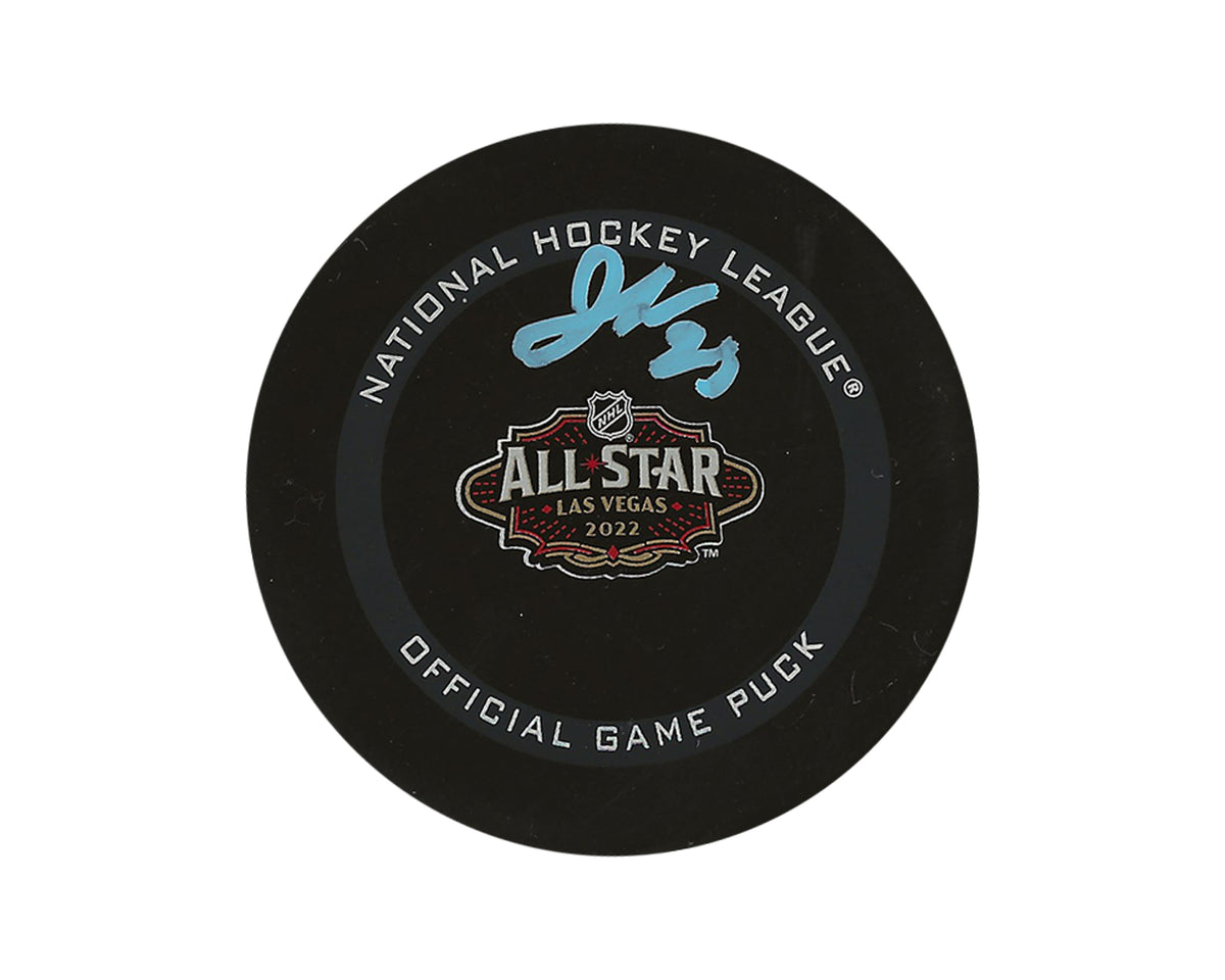 Jordan Kyrou Autographed 2022 All-Star Game Official Game Puck-1