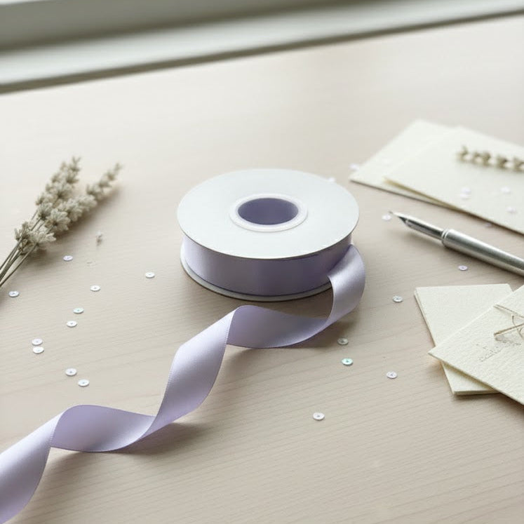 30 Meter Double Face Light purple #420 Ribbon Roll-1
