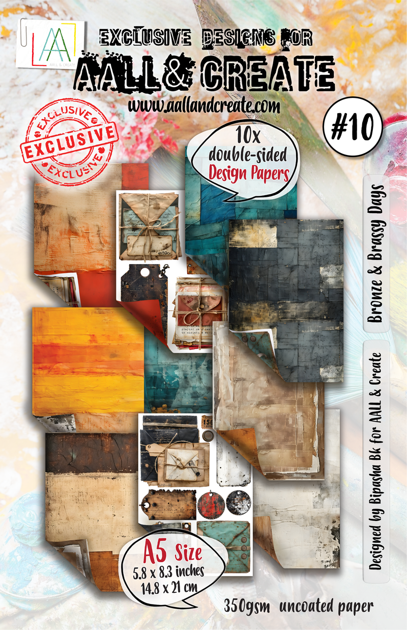 AALL and Create - A5 Design Paper - Bronze & Brassy Days-1