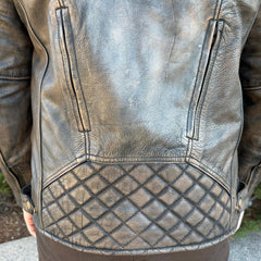 Unik International Men's Reflective Stripe Motorcycle Jacket-10