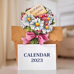 Decoupage troquelado – Flores de cumpleaños (paquete de 3)-3
