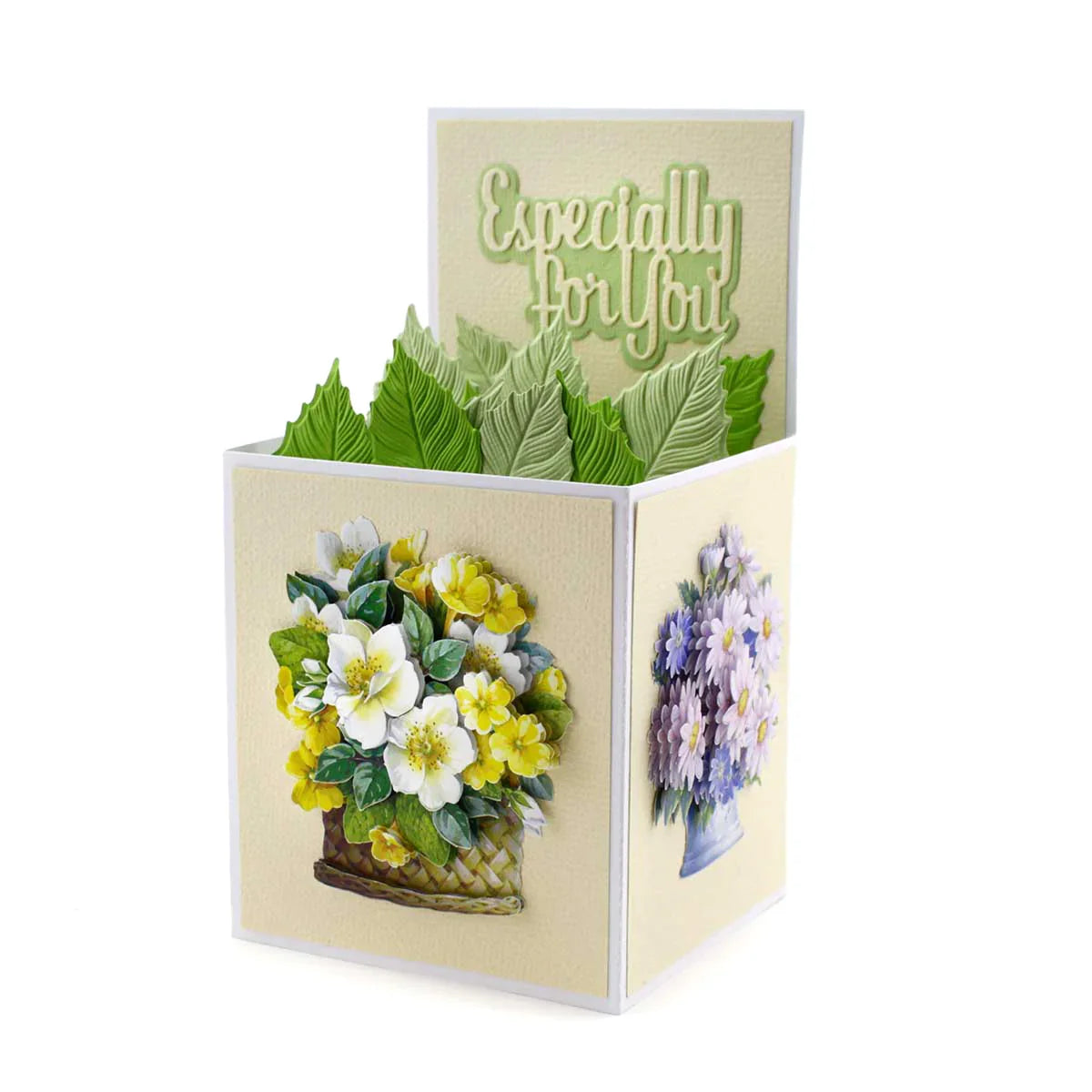 Die Cut Decoupage - Pots Of Flowers (3 Pack)-3