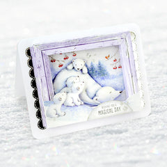 Die Cut Decoupage – Polar Bears (Pack Of 3)-2