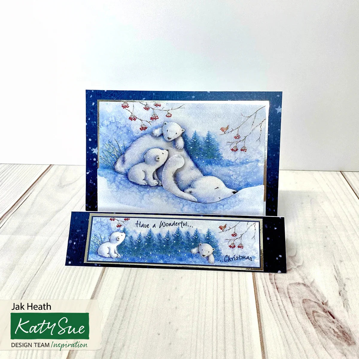 Die Cut Decoupage – Polar Bears (Pack Of 3)-4