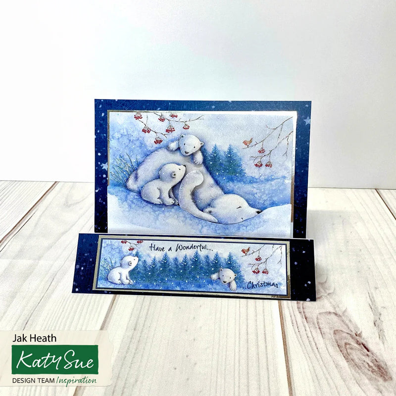 Die Cut Decoupage – Polar Bears (Pack Of 3)-4