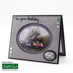Die Cut Decoupage – Steam Train (Pack Of 3)-3