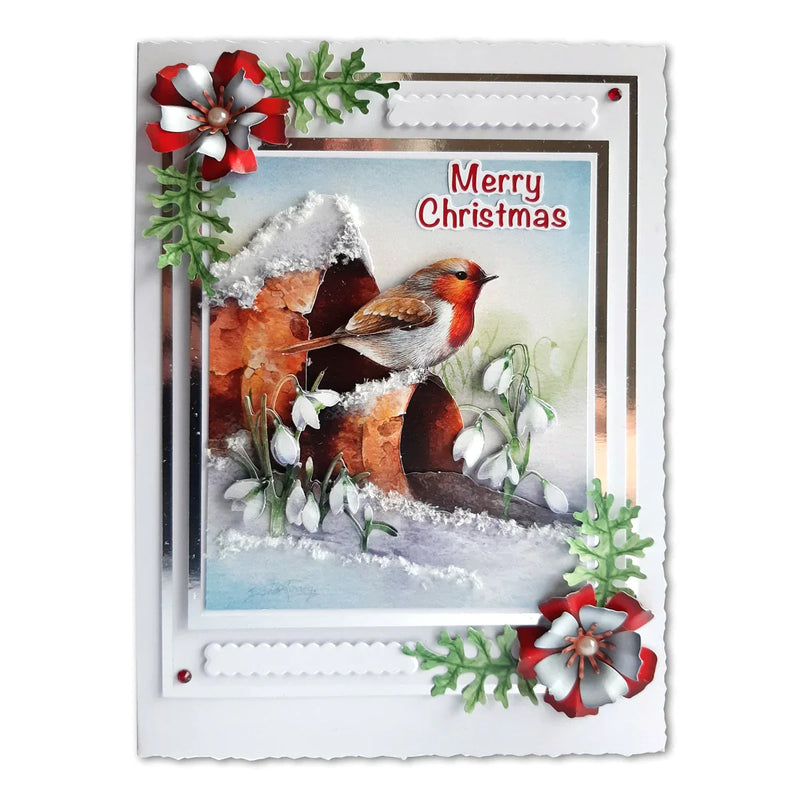 Die Cut Decoupage – Robin On Pot (Pack Of 3)-3