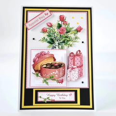 Die Cut Decoupage – Roses & Chocolates (Pack Of 3)-5