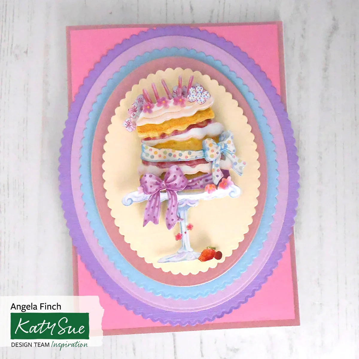 Découpage prédécoupé – Gâteau d'anniversaire étagé (Paquet de 3)-3