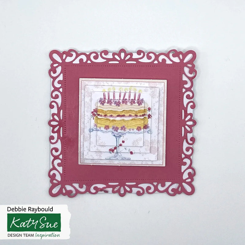Découpage prédécoupé – Gâteau d'anniversaire étagé (Paquet de 3)-4