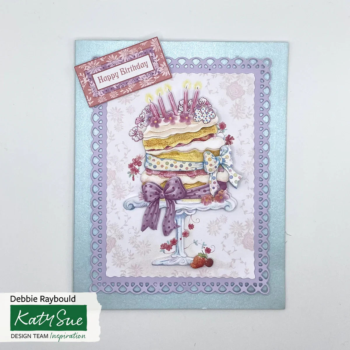 Découpage prédécoupé – Gâteau d'anniversaire étagé (Paquet de 3)-5