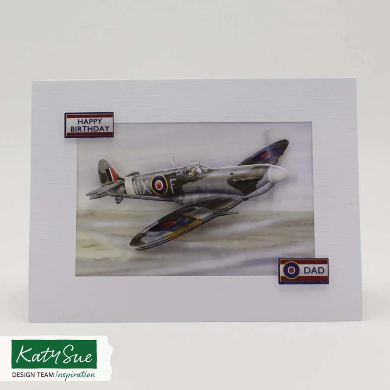 Die Cut Decoupage – Spitfire (Pack Of 3)-3
