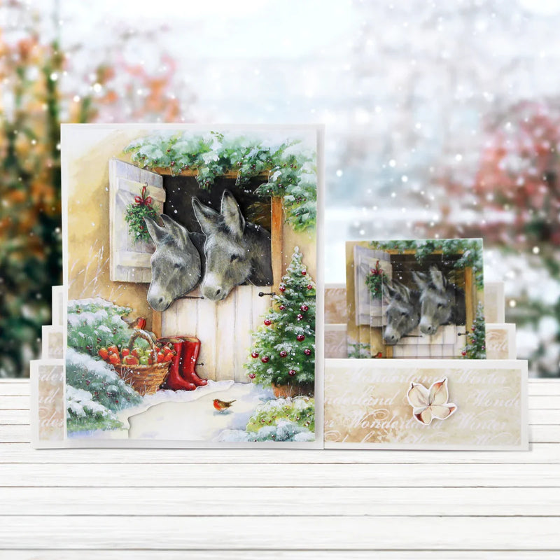 Découpage Découpé – Ânes de Noël (Paquet de 3)-2