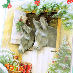 Découpage Découpé – Ânes de Noël (Paquet de 3)-3