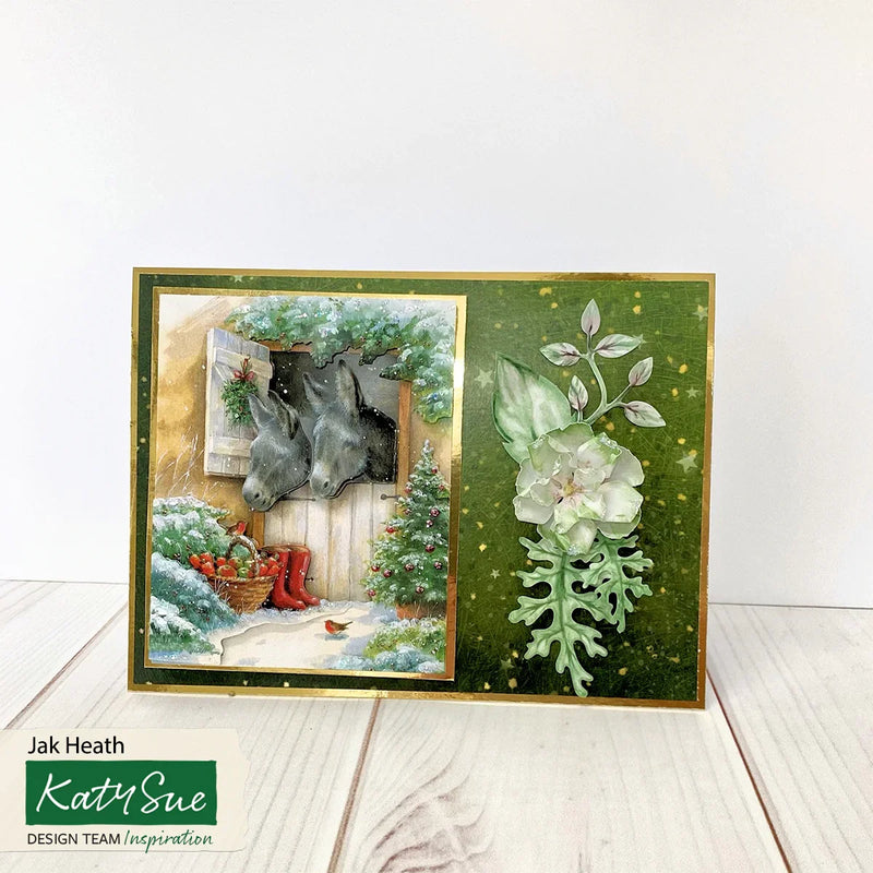 Découpage Découpé – Ânes de Noël (Paquet de 3)-4