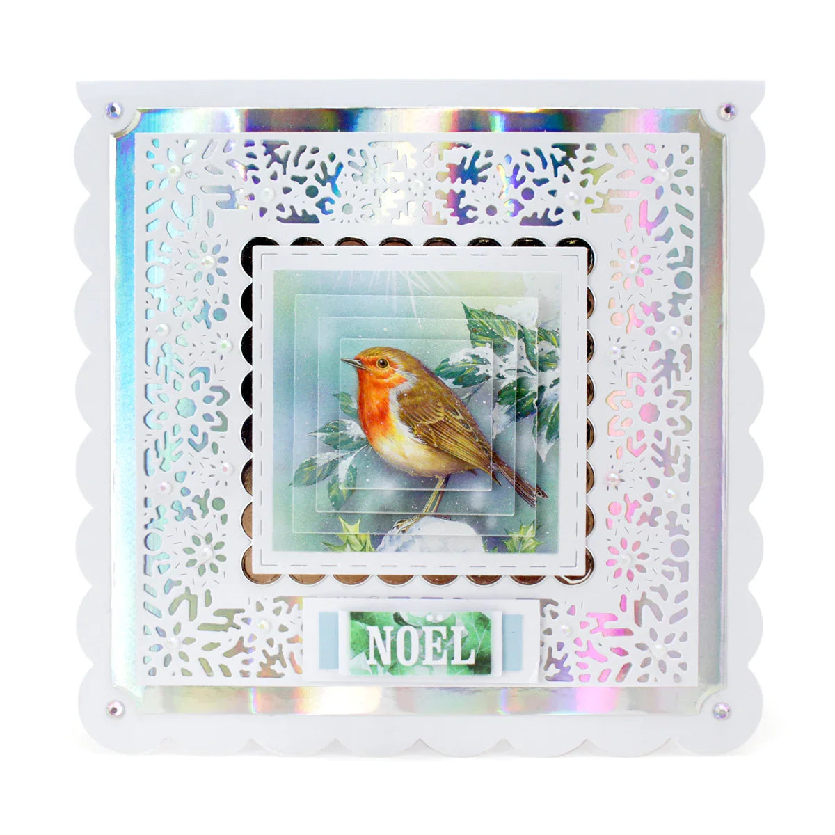 Die Cut Decoupage – Christmas Robin (Pack Of 3)-2
