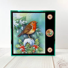 Die Cut Decoupage – Christmas Robin (Pack Of 3)-4