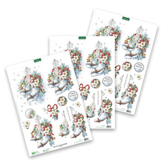 Découpage Découpé – Patins à Glace (Paquet de 3)-1